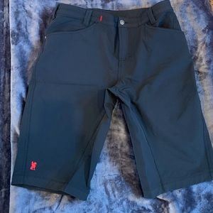 Men’s Chrome shorts, 13” inseam. Blk 36” Waist.